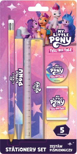 5 darabos írószerkészlet MY LITTLE PONY mintával