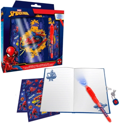 SPIDER-MAN emlékkönyv varázstollal