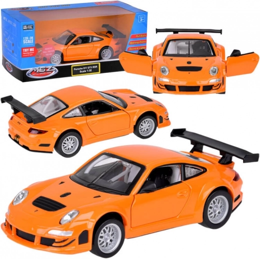 Fém modell Porsche 911 GT3 RSR 1:32 világítással és hanggal