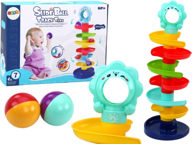 Spirálos torony golyók számára