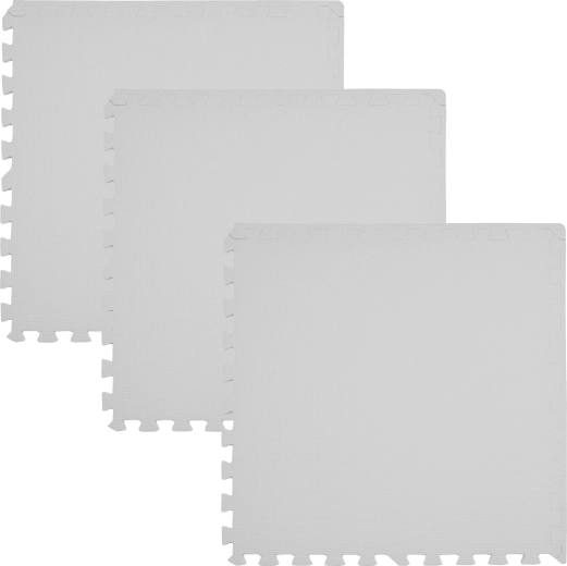Humbi habszivacs puzzle padlószőnyeg 180 × 60 cm, szürke – 3 db