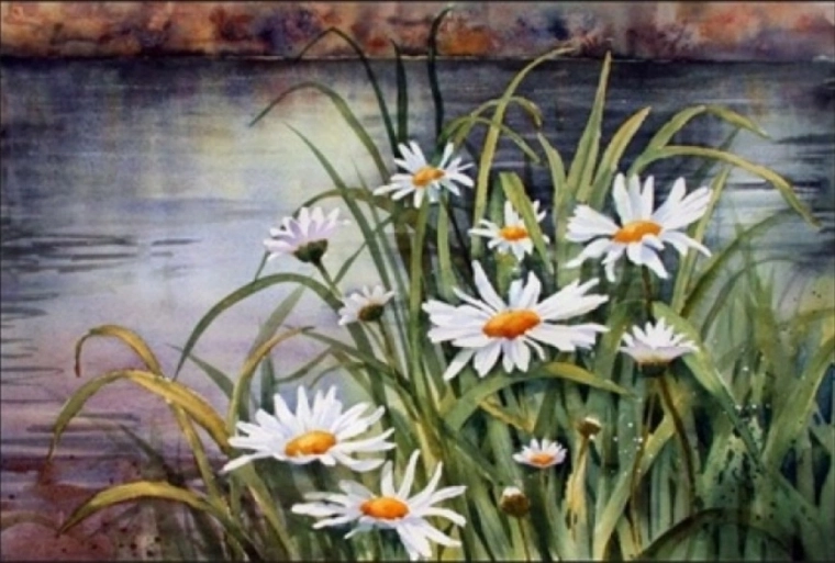 Norimpex számfestő készlet Virágok 40 × 50 cm