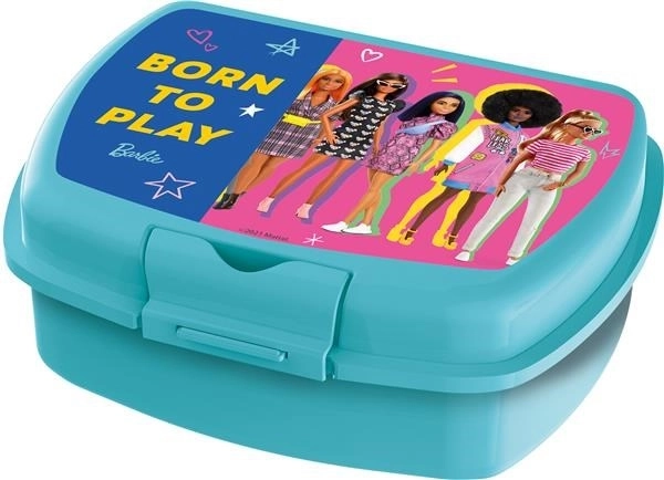 Barbie türkiz uzsonnás doboz