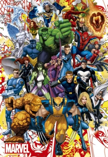 EDUCA Marvel hősök puzzle, 500 darab