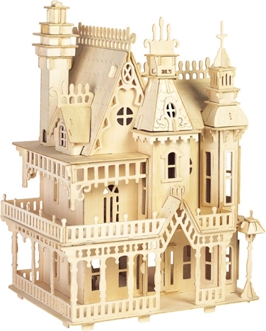 Woodcraft fa 3D kirakó – villa