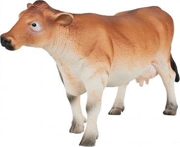 Realisztikus műanyag Jersey tehén figura