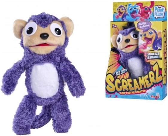 ScreamerZ Lila Plüss Majom 30 cm