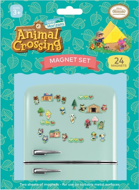 Animal Crossing mágneskészlet, 21 db