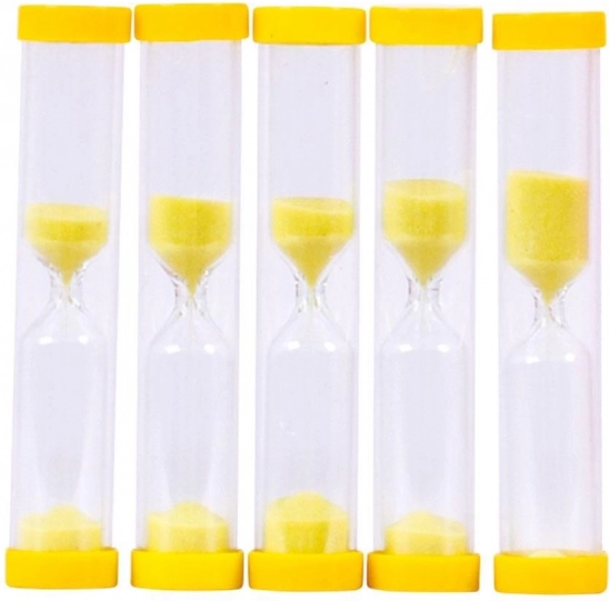 BIGJIGS TOYS homokóra – 3 perc, sárga