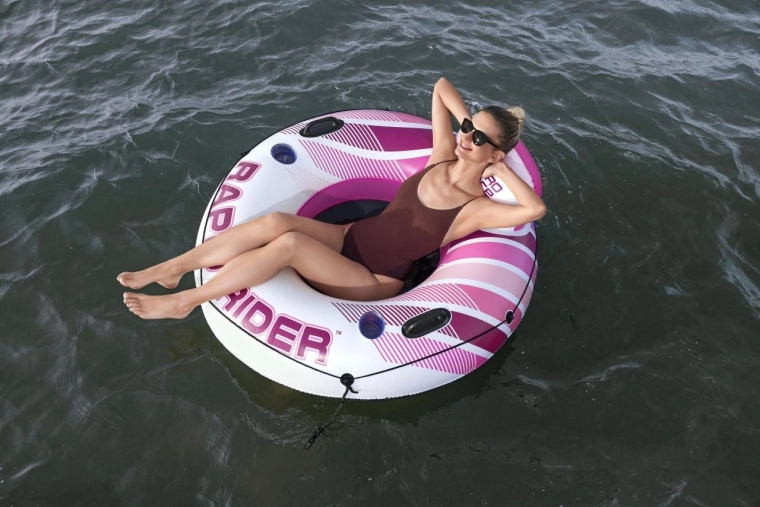 HYDRO-FORCE RAPID RIDER rózsaszín felfújható úszógumi 135 cm