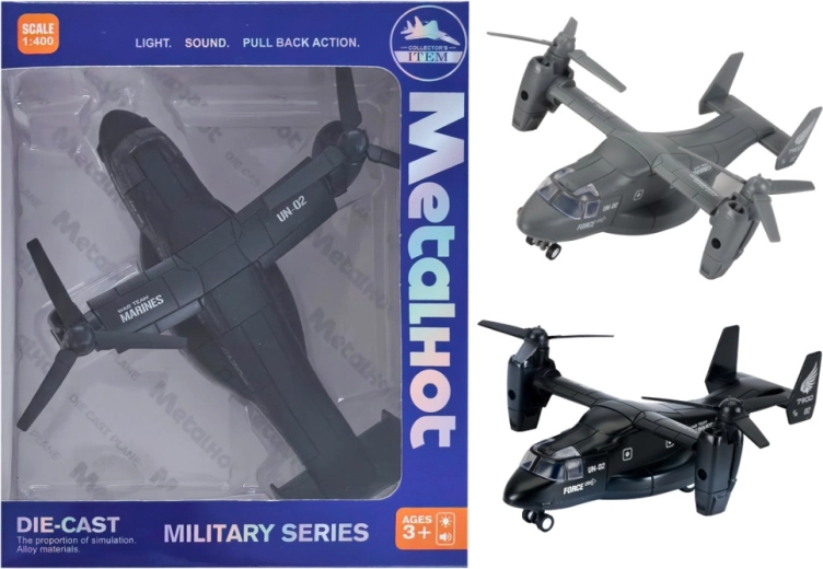 V-22 Osprey katonai repülőgép modell 1:400
