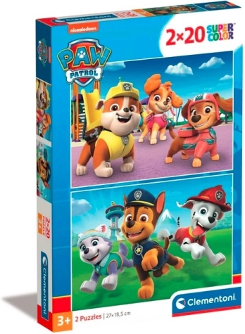 Paw Patrol 2×20 darabos puzzle