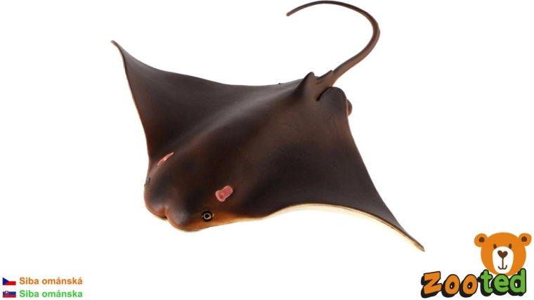 Ománi rája műanyag figurája, 18 cm