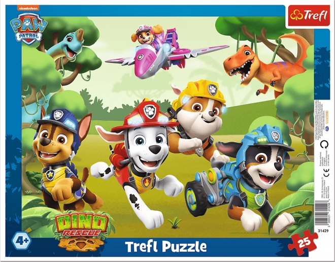Mancs őrjárat puzzle – Lenyűgöző kutyatrükkök, 25 darab