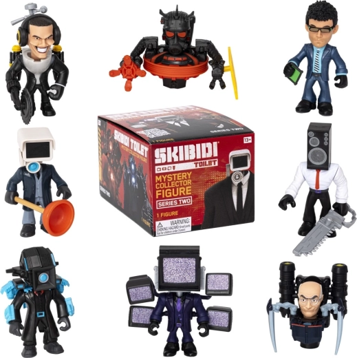 Skibidi Toilet rejtélyes gyűjthető figura – 2. széria