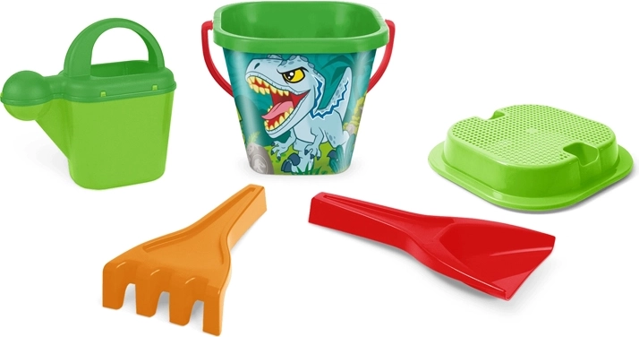 Wader Jurassic World Explorers homokozó készlet 5 darabos