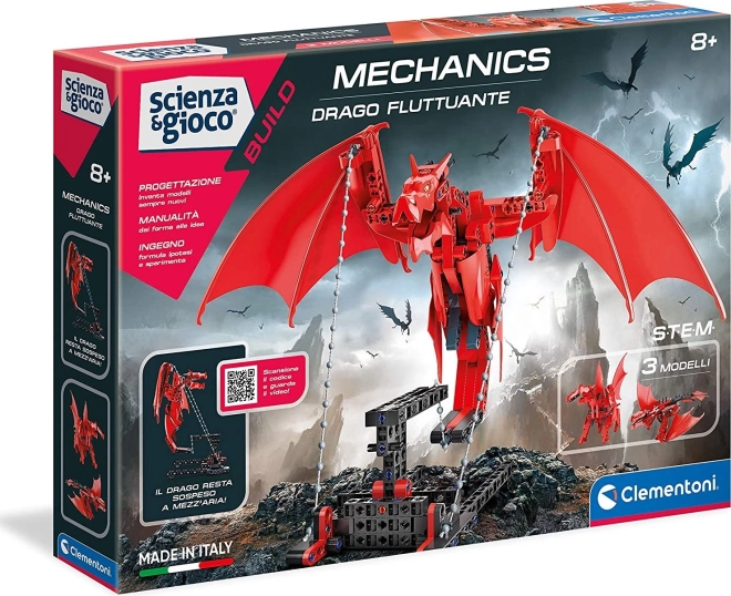 Clementoni tudomány és játék mechanikai laboratórium lebegő sárkány 3 az 1-ben