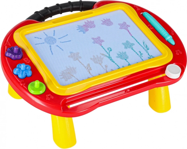 2 az 1-ben: stabil asztal és hordozható tábla