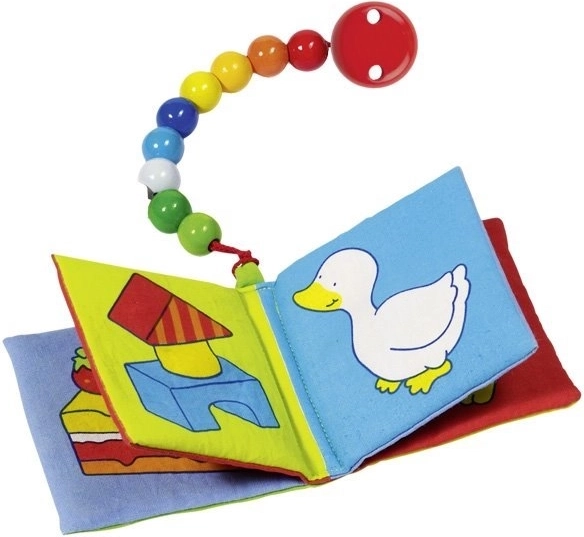 Heimess pamut susogó textilkönyv sípolóval