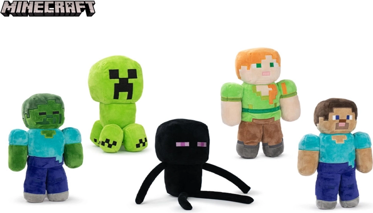 Minecraft plüssfigura 30 cm (5 változat), születéstől