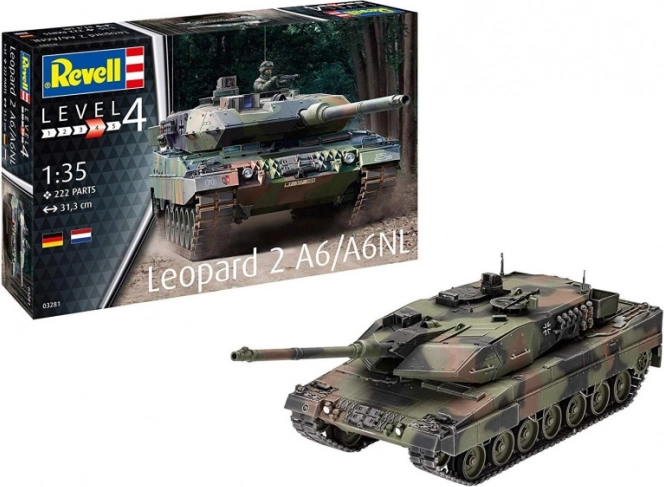 Műanyag modell LEOPARD 2A6/A6NL