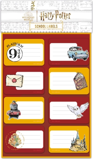 Harry Potter mintás matricák füzetekhez és tankönyvekhez