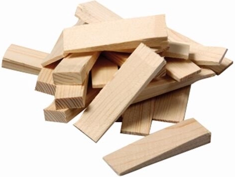 Fa szerelőékek 100 × 25 × 16–1 mm, 14 db