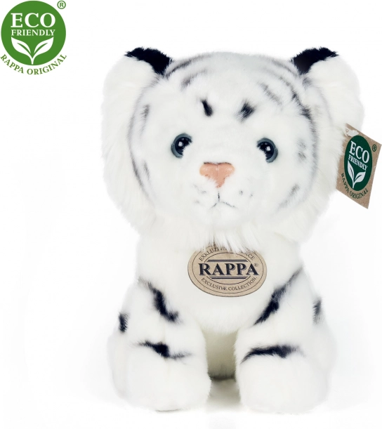 Plüss Fehér Tigris 18 cm ÖKOLÓGIAI