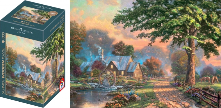 Schmidt fa puzzle Egyszerűbb idők II, 1000 darab