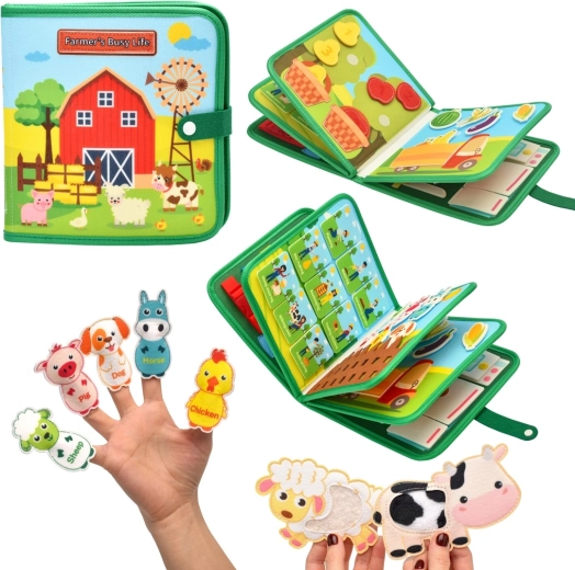 2Kids Toys szenzoros foglalkoztató könyv – farm