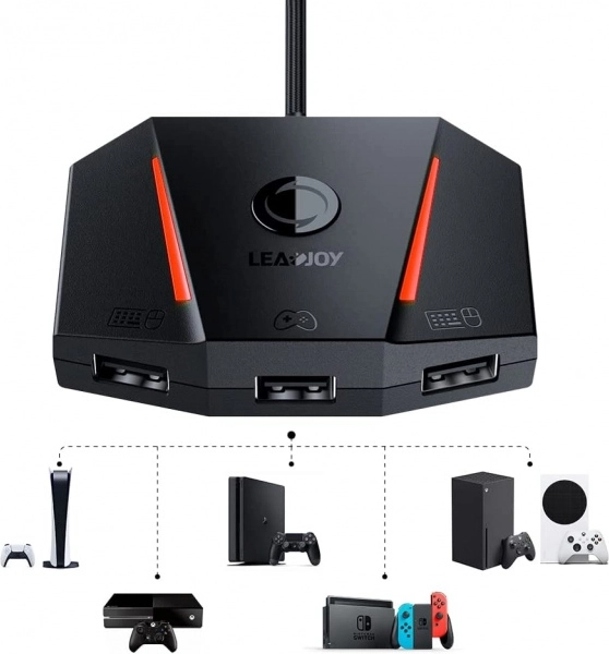 Leadjoy VX2 AimBox billentyűzet- és egéradapter