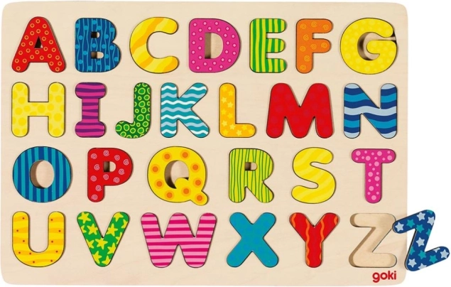 Goki ábécés puzzle – nagybetűk