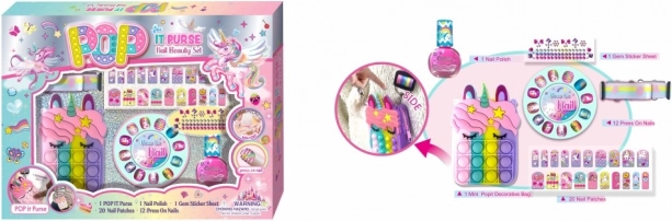 Köröm stúdió POP IT táskával gyerekeknek