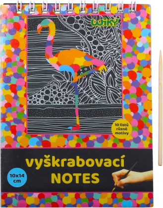 Kreatív kaparófűzet