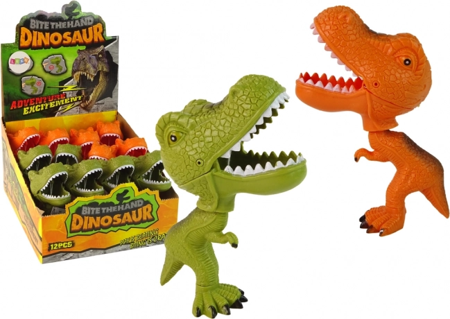 Dinoszaurusz figura mozgatható állkapoccsal és farokkal