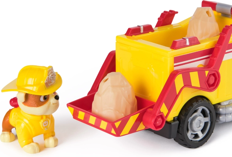 Részletes jármű és Rubble figura