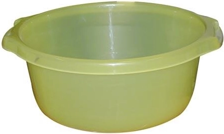 Műanyag mosdótál 49 cm, 25 l – színmix
