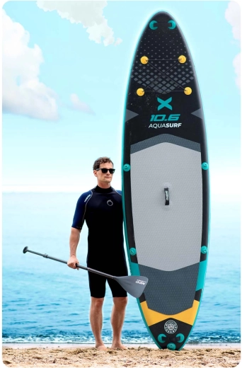 Minden a csomagban: evező, pumpa, leash és hátizsák