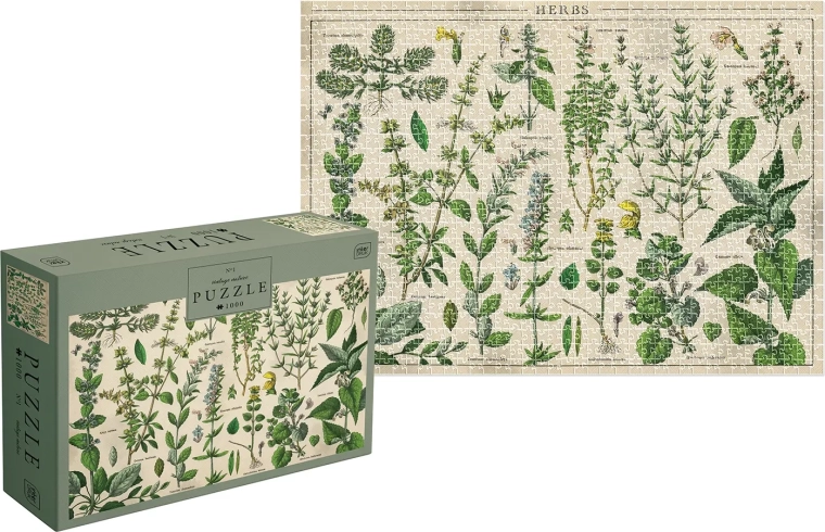 Puzzle Vintage Nature: gyógynövények 1000 darab
