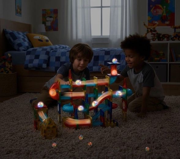 Ragyogó LED golyók varázslatos látványhoz