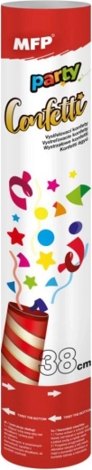 38 cm-es kilövős papírkonfetti