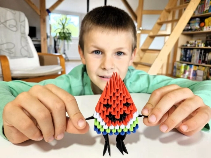 Színes 3D dekoráció