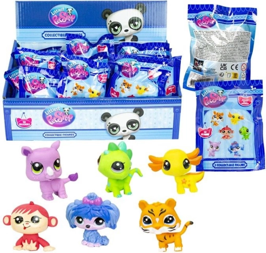 Littlest Pet Shop figura – radírozható, vegyes fajták tasakban