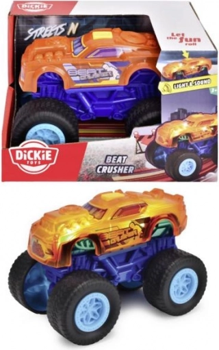 Auto Beat Crusher lendkerekes autó 17 cm fénnyel és hanggal