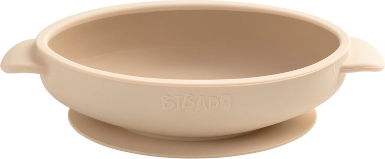 Bibado szilikon tál tapadókoronggal – fawn