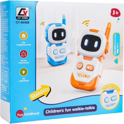 Gyerek walkie-talkie robot készlet