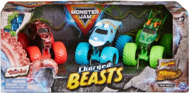 Monster Jam jármű 1/64 3 darabos csomag