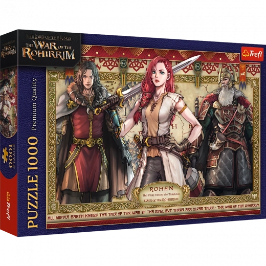 Puzzle 1000 A Gyűrűk Ura: Rohírok Háborúja