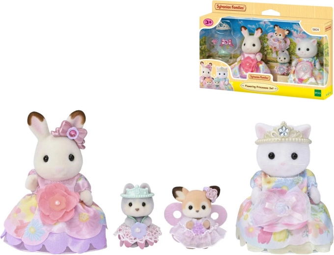 Sylvanian Families virágos hercegnők - 4 db