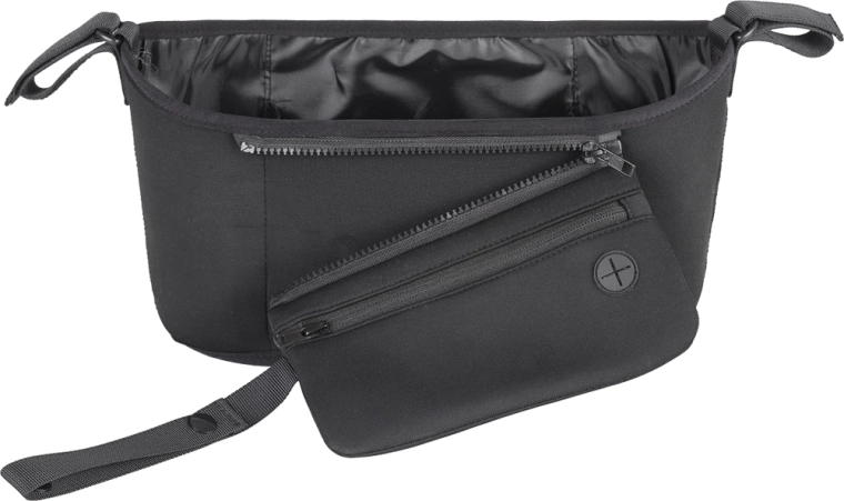Petite&Mars Pocket Zip babakocsi-rendező, fekete